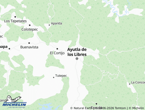MICHELIN Miguel Hidalgo map - ViaMichelin