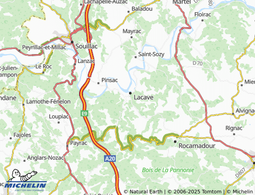 Carte MICHELIN Les Bertoux - ViaMichelin