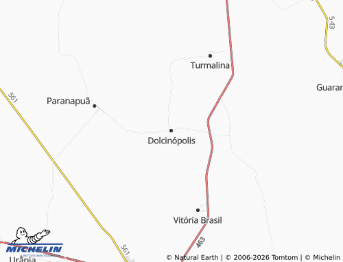Kaart MICHELIN Dolcinópolis - ViaMichelin