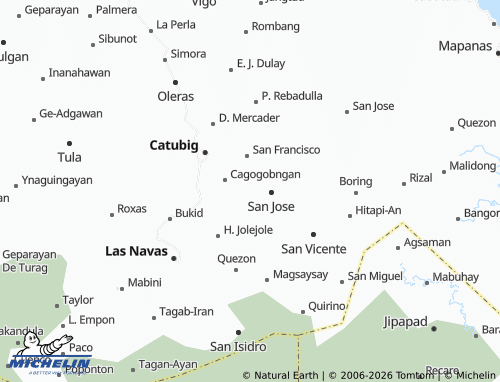 MICHELIN Nabulo map - ViaMichelin