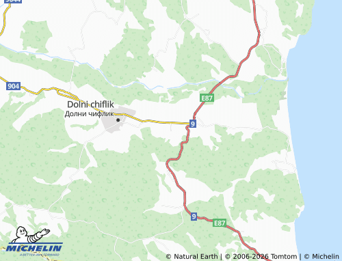Mapa MICHELIN Detelina - ViaMichelin