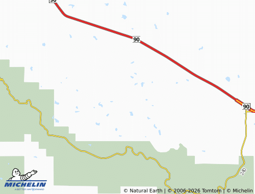 Mapa MICHELIN Flat Butte - ViaMichelin