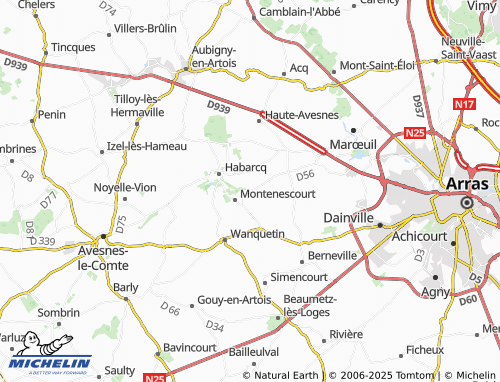MICHELIN Gouves map - ViaMichelin