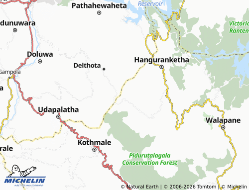 Mappa MICHELIN Gannewa Udagama - ViaMichelin