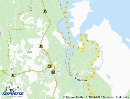 MICHELIN Rõsna map - ViaMichelin