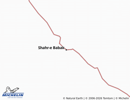 Kaart MICHELIN Shar Babak - ViaMichelin
