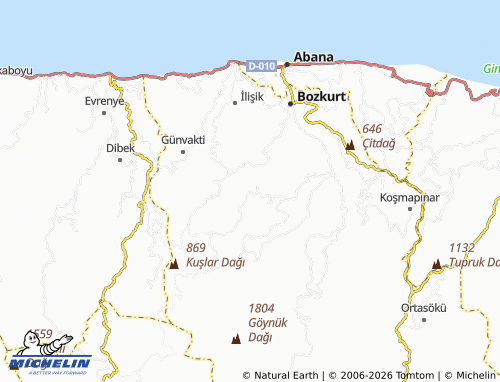 MICHELIN Kutluca map - ViaMichelin