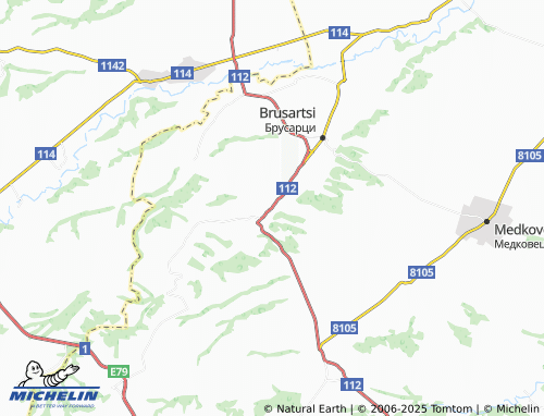 MICHELIN Smirnenski map - ViaMichelin