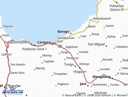 MICHELIN Sagkahan map - ViaMichelin