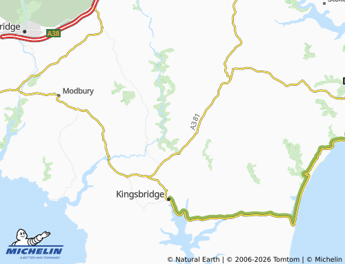 MICHELIN Woodleigh map - ViaMichelin