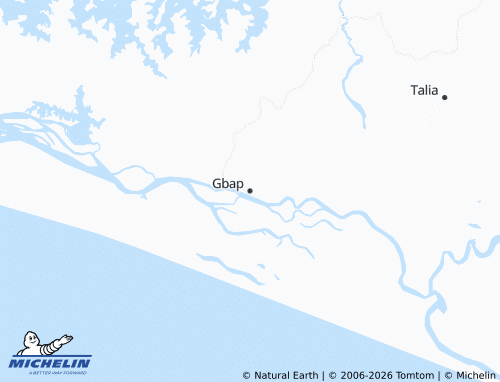 Mapa MICHELIN Gbap - ViaMichelin