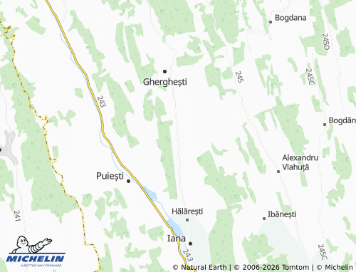 MICHELIN-Landkarte Lunca - ViaMichelin
