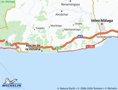 Mappa MICHELIN Colinas de Chilches - ViaMichelin