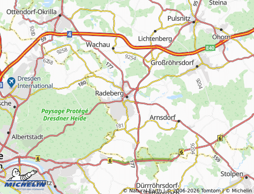 Mappa MICHELIN Radeberg - ViaMichelin