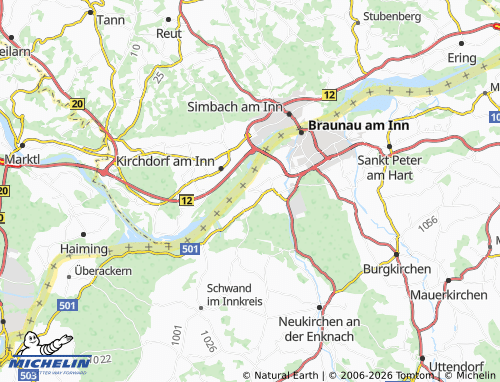 Mapa MICHELIN Scheuhub - ViaMichelin