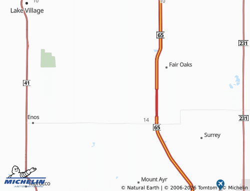 Kaart MICHELIN Colfax - ViaMichelin