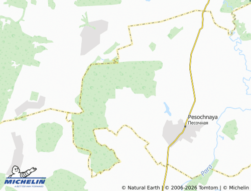 MICHELIN Knyaginya map - ViaMichelin