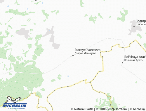 MICHELIN-Landkarte Staroye Ivantsevo - ViaMichelin