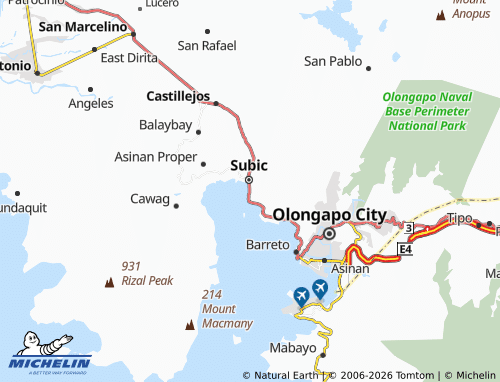 MICHELIN Calapandayan map - ViaMichelin