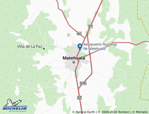 MICHELIN-Landkarte Obrera, Ferrocarrilera - ViaMichelin