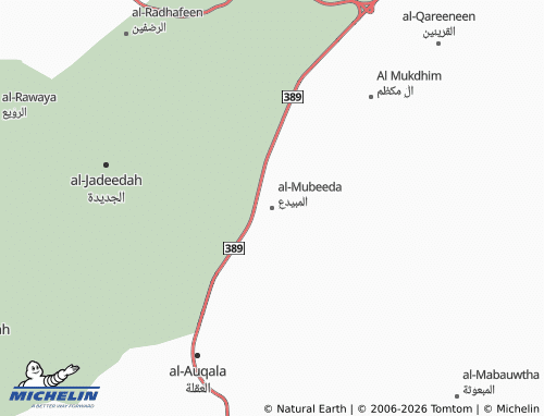 MICHELIN-Landkarte al-Mubeeda - ViaMichelin