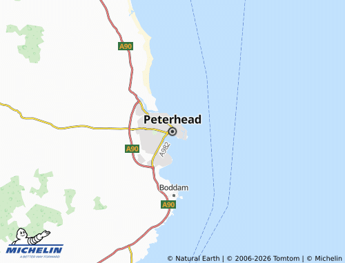 Carte MICHELIN Peterhead - ViaMichelin