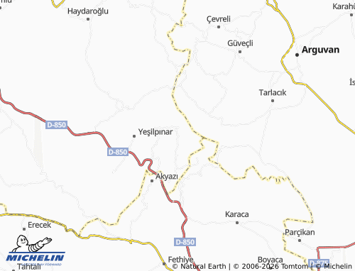 Mappa MICHELIN Aksütlü - ViaMichelin