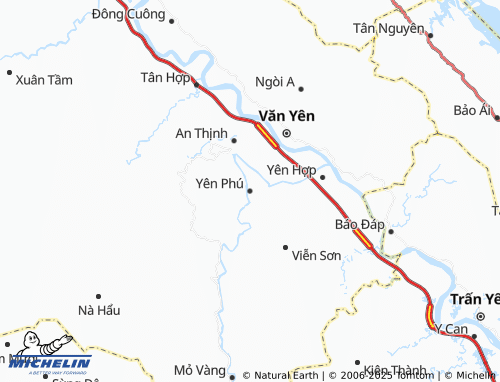 MICHELIN-Landkarte Yên Phú - ViaMichelin