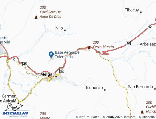 Carte MICHELIN La Primavera - ViaMichelin