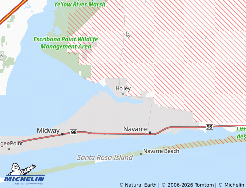 Mapa MICHELIN Holley - ViaMichelin