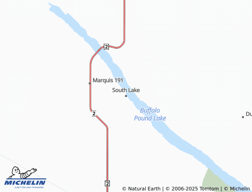 MICHELIN South Lake map - ViaMichelin