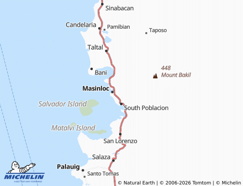 MICHELIN Santa Rita map - ViaMichelin