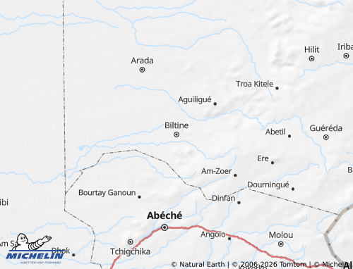Kaart MICHELIN Biltine - ViaMichelin