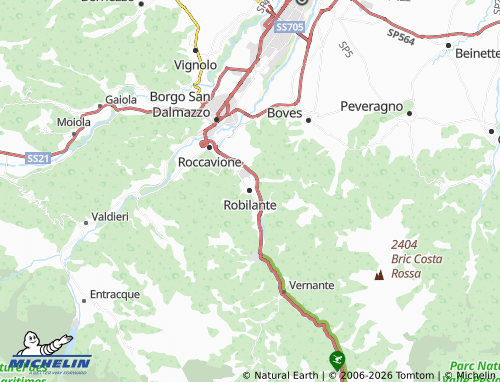 Mapa MICHELIN Robilante - ViaMichelin