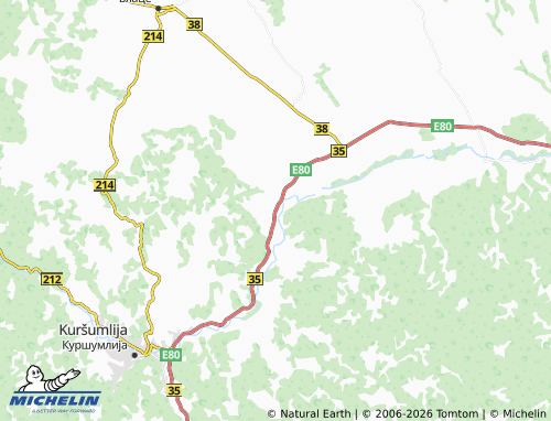 Mapa MICHELIN Pločnik - ViaMichelin