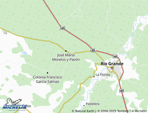 MICHELIN El Fuerte map - ViaMichelin
