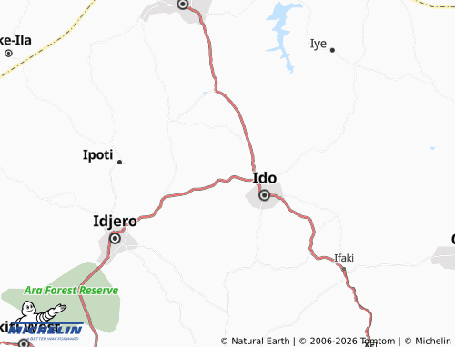 Mapa MICHELIN Ilogbo - ViaMichelin