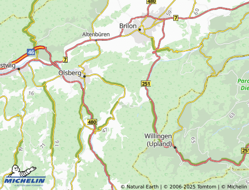 MICHELIN Elleringhausen map - ViaMichelin