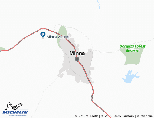 Mapa MICHELIN Minna - ViaMichelin