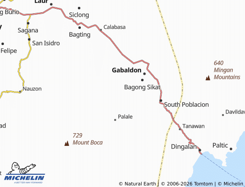 MICHELIN Bugnan map - ViaMichelin
