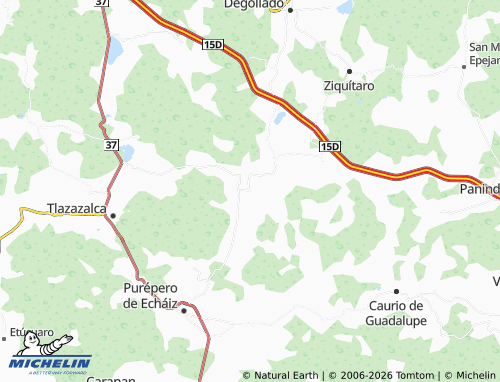 Mapa MICHELIN Acuitzeramo - ViaMichelin