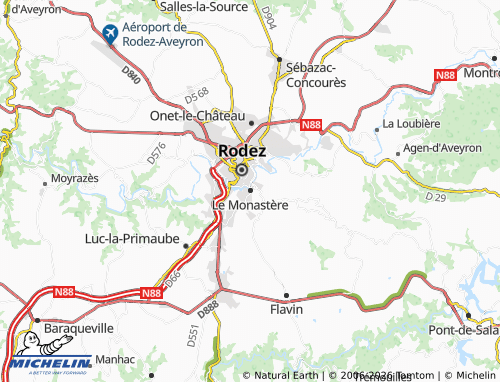 Mappa MICHELIN Le Monastère - ViaMichelin