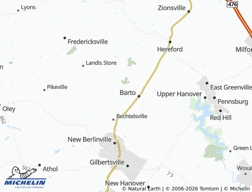 Kaart MICHELIN Barto - ViaMichelin