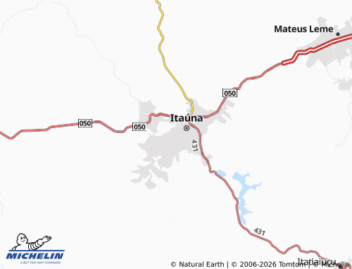 MICHELIN Cerqueira Lima map - ViaMichelin