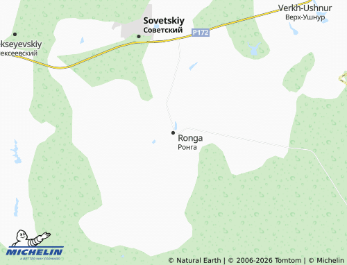 MICHELIN-Landkarte Ronga - ViaMichelin