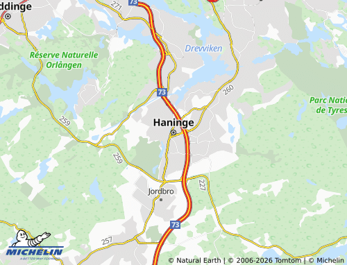 Mappa MICHELIN Haninge - ViaMichelin