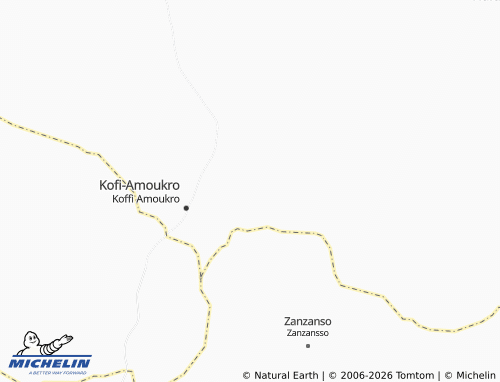 MICHELIN-Landkarte Ayzan-Kouamikro - ViaMichelin