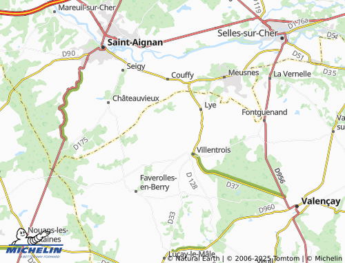 Mappa MICHELIN Vaux - ViaMichelin