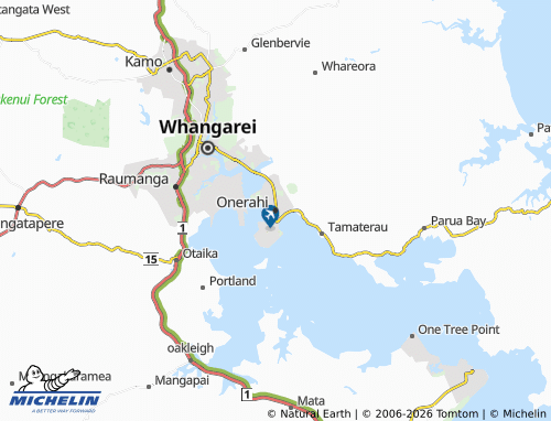 Mapa MICHELIN Onerahi - ViaMichelin