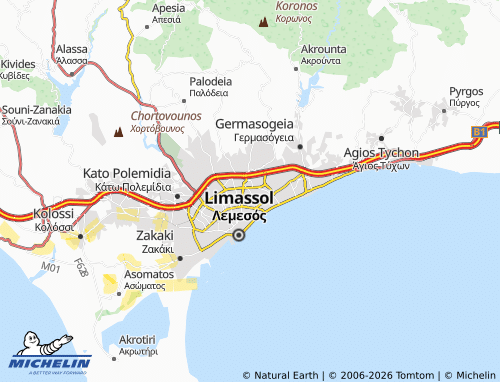 Mapa MICHELIN Chalkoutsa - ViaMichelin